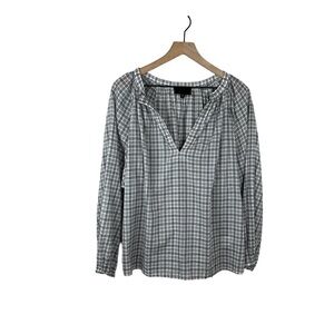 Nili Lotan Brooke Plaid Top